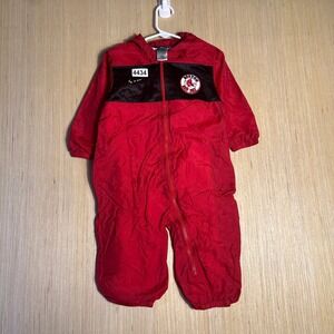 Vintage Boston Red Sox One Piece Toddler 24 Months Red Nike Zip Up Y2K Hooded